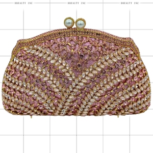Women Vintage Rhinestone Clutch Purse Formal Shiny Rhinestones Evening <b>Bag</b> for Wedding Party Prom <b>Sparkly</b> Crystal Glitter - Product Image 5