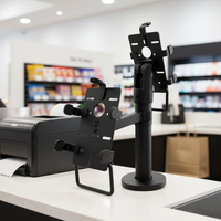 Terminal POS Inteligente Android INTOPVA Personalizado, Soporte Universal de Acero al Carbono y Silicona para PC, Abrazadera Giratoria Ajustable, 1 Año de Garantía