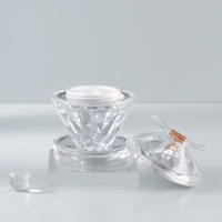 Cm1148 15g/30g/50g pot acrylique luxe forme Unique personnalisation conception vide cosmétique conteneur bouteille Pmma