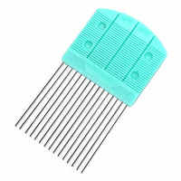 Quilling papier outils de dérivation papier outil de coupe papier vert/rose artisanat outils 80*142MM dessin animé Style 1 pièces bricolage à la main tissage peigne