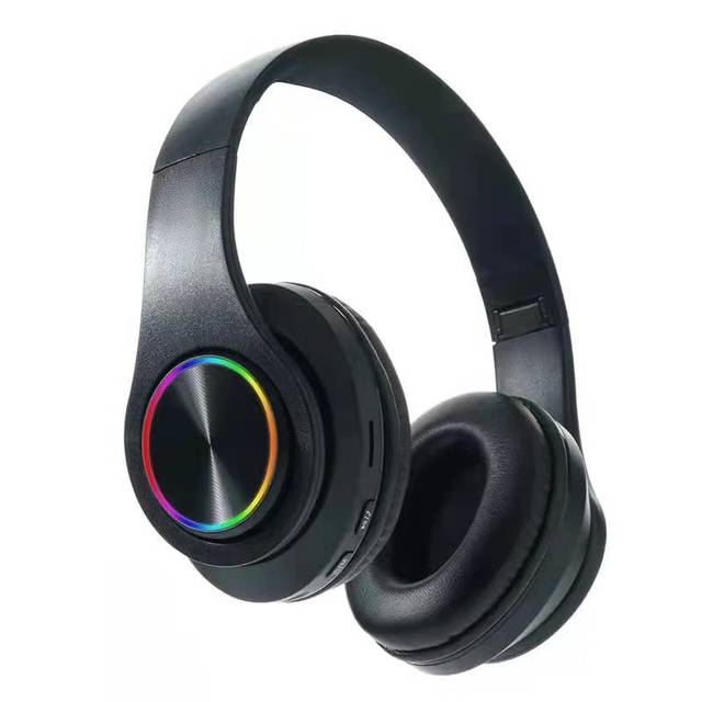 RGB Over Ear Headphones Gaming Music BT Wireless Headset TWS Headphones Earphones B8