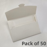 Boîte d'emballage pour téléphone portable en carton réutilisable de style enveloppe, neutre, pour l'électronique grand public avec logo personnalisé