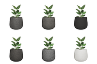 Pots à fleurs en fibre de verre écologiques et durables pour les rebords de fenêtres, les balcons, les jardins - Utilisation suspendue et extérieure