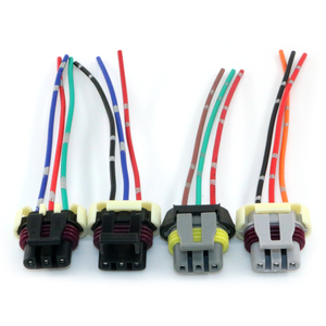 Connecteurs et bornes de faisceau de câbles pour batteries rondes Lucas Rists, magnétiques haute tension, à 3 broches, à éclisse coulissante, modèle DJ7033Y-1.5-21 - Product Image 3