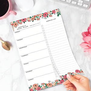Bloc-notes magnétique 2026 Myway personnalisé avec 52 feuilles hebdomadaires non datées, planificateur quotidien et hebdomadaire <span class=keywords><strong>pour</strong></span> réfrigérateur, <span class=keywords><strong>carnet</strong></span> de suivi d'habitudes et liste de tâches - Product Image 6