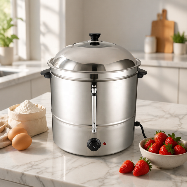 Commercial Stainless Steel Electric Sweet Corn Steamer Large Capacity Temperature Adjustable Food Steaming