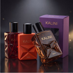 Envase de Perfume de Lujo de 50 ml, Botella de Vidrio Cuadrada Vacía con Cuello Corto, para Fragancias de Marca, con Caja, Listo para Exportar - Product Image 1