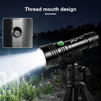 Lampe de plongée Asafee D700 IP68 étanche, 1500 lumens, LED XHP70 rechargeable, plongée sous-marine 30 m, torche de plongée