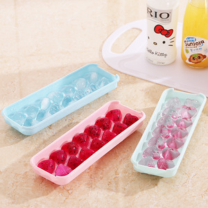 14 Compartment Mini Ice Puck With Lid Double Layer Plastic Ice <b>Tray</b> Round Sphere Shape Non Stick Easy To Demold Ice Cube Mold - Product Image 2