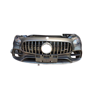 Kit de protection de pare-chocs avant Mercedes <span class=keywords><strong>GT</strong></span> X190 d'occasion, feux antibrouillard, matériau ABS noir, modèles AMG <span class=keywords><strong>GT</strong></span> C190, garantie de 6 mois, universel 100% - Product Image 6