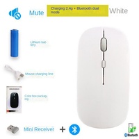 Souris sans fil pour Style 11 boutons, capteur photoélectrique rétroéclairé, recharge universelle, silencieuse, double mode, accessoires informatiques