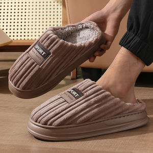 Nouveaux matériaux en gros pour semelles à mémoire de forme pour chaussons d'hommes, doublure amortissante pour chambre à coucher, populaire en hiver, promotion estivale - Product Image 5