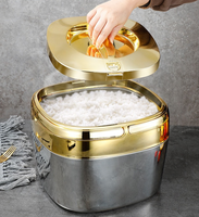 Lot de 3 Pots Isothermes en Acier Inoxydable à Double Paroi, Gamelle Thermique pour la Conservation des Aliments et le Stockage