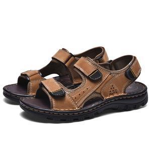 Tongs de plage en cuir pour hommes, fait à la main, sandales à vendre, nouveauté - Product Image 2