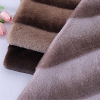 Chine Gradient Doublure Imprimé Stripe Cut Faux Tissu De Fourrure De Vison Pour Manteau De Fourrure De Luxe Minky Tissu Fabricants