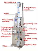 Machine d'emballage automatique multifonctionnelle à alimentation spirale en acier inoxydable de haute précision (1-200 g) pour sachets de thé rotatifs et aliments