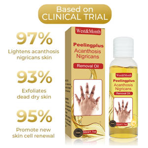 Huile exfoliante à base de plantes jaunes pour les aisselles, les genoux, les mains et les coudes - Éclaircissement et blanchiment du teint de la peau du corps - Product Image 3