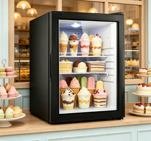 Congelador Comercial con Frente de Vidrio Vanace para Exhibición de Helados - Product Image 1