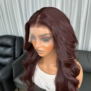 Pelucas de Cabello Sintético con Frente de Encaje 13x6, Ondas Corporales, Densidad 180%, HD Transparente, Listas para Enviar, Compra al por Mayor de Proveedores Chinos - Product Image 2