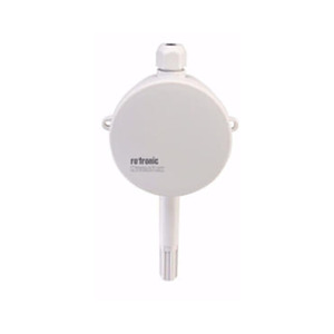 Sensor de Temperatura y Humedad para Montaje en Pared |   Rotronic HF332-W-B para Monitoreo de Clima Ambiental Estable |   Modelo HF332-WB1XXXXX - Product Image 1