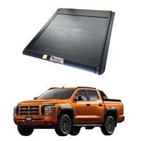 Boîte à bagages électrique manuelle rétractable en alliage d'aluminium, étanche, avec couvercle verrouillable, installation sans perçage, Silverado Ram 4x4