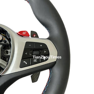 Volante in Pelle Personalizzato Serie <span class=keywords><strong>BMW</strong></span> G per <span class=keywords><strong>BMW</strong></span> <span class=keywords><strong>G11</strong></span> G12 G15 G16 G42 G30 G20 G28 G22 M2 G87 M3 G80 M4 G82 M5 G90 X3 G01 X5 G05 - Product Image 3