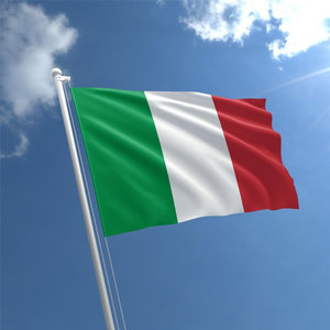 Drapeau de la République de l'<span class=keywords><strong>Italie</strong></span> de 3x5 pieds en gros Conception personnalisée Impression numérique Polyester Rouge Blanc Vert Drapeaux nationaux bon marché de 3*5 pieds - Product Image 1