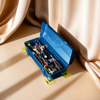 Boîte à outils professionnelle en tôle d'acier portable de haute qualité