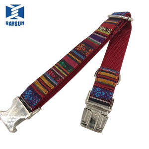 최소 주문 맞춤 애완 동물 럭셔리 디자이너 패션 개 액세서리 칼라 핑크 - Product Image 3