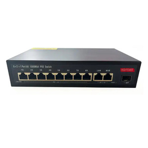 สวิตช์ Poe 8 พอร์ต แบบ Full Gigabit VLAN พร้อมพอร์ต Poe+ และ Uplink SFP สำหรับกล้องวงจรปิด IP Camera Series - Product Image 2