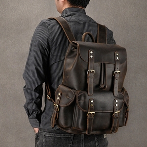 <span class=keywords><strong>Sac</strong></span> à <span class=keywords><strong>dos</strong></span> <span class=keywords><strong>vintage</strong></span> <span class=keywords><strong>pour</strong></span> <span class=keywords><strong>homme</strong></span>, multi-poches, style rétro, grande capacité, <span class=keywords><strong>sac</strong></span> de voyage multifonctionnel, 35 pouces - Product Image 6