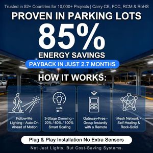 Amelech Cư tự động mờ xe Phát hiện thông minh hệ thống LED LED ống cho bãi đậu xe - Product Image 2