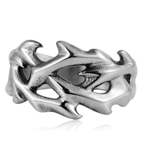 yunnique Tyrannosaurus Rex <b>Ring</b> <b>Titanium</b> Steel Men's Punk Animal Hollow Dragon Design Fashion Jewelry Gift - Product Image 3