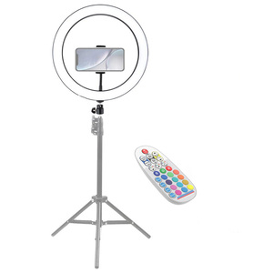 Anneau lumineux Led Rgb 12 pouces Rgb Led <span class=keywords><strong>Ring</strong></span> Lamp <span class=keywords><strong>33</strong></span> cm Rgb Télécommande <span class=keywords><strong>Ring</strong></span> <span class=keywords><strong>Light</strong></span> 18 pouces - Product Image 3