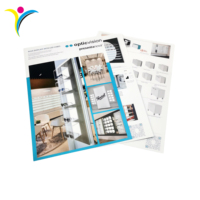 Impression de brochures, dépliants et flyers commerciaux en papier couché brillant A4, couleur personnalisée