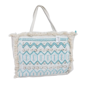 Sacs fourre-tout en perles de style bohème faits à la main, logo personnalisé brodé, sacs de shopping tendance pour femmes en gros pour les promotions - Product Image 1