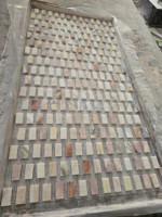 Matériau en béton Mosaïque Marbre Ciment Terrazzo Carreau de terrazzo préfabriqué pour sol