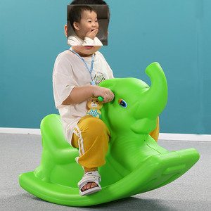 Crystal Rocking Horse Aufblasbarer Stuhl Einhorn Vintage Riding Toys Electric Große rosa Schaukel pferd Holz - Product Image 2