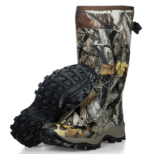 Bottes en caoutchouc isolées thermiquement imperméables pour hommes Bottes <span class=keywords><strong>de</strong></span> <span class=keywords><strong>pluie</strong></span> Bottes <span class=keywords><strong>de</strong></span> <span class=keywords><strong>chasse</strong></span> antidérapantes en néoprène pour hommes - Product Image 2