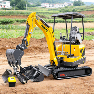 Mini-excavatrice conforme à la norme EU Stage V pour l'entretien routier et les travaux de tranchées en Europe, excavatrice sur chenilles pour usage agricole - Product Image 6