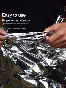 Bolsa <span class=keywords><strong>de</strong></span> dormir <span class=keywords><strong>de</strong></span> aislamiento <span class=keywords><strong>de</strong></span> emergencia portátil para exteriores, tienda <span class=keywords><strong>de</strong></span> campaña, manta <span class=keywords><strong>de</strong></span> <span class=keywords><strong>supervivencia</strong></span> cálida <span class=keywords><strong>de</strong></span> doble cara - Product Image 3