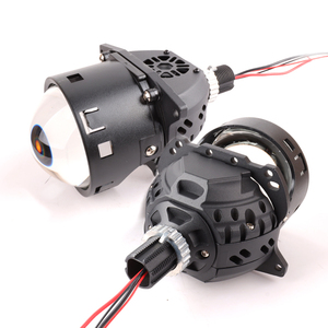 Installation sans perte voiture Bi Led phare projecteur lentille <span class=keywords><strong>Kit</strong></span> de rénovation 140W Hi Lo faisceau réflecteur 3.0 pouces Bi LED projecteur lentille - Product Image 6