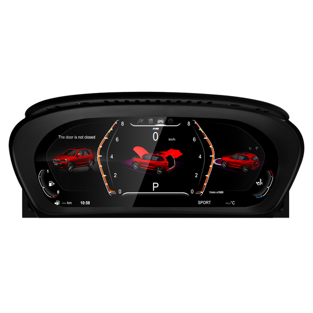 STWEI for BMW X5 E70 X6 E71 Car LCD Dashboard Digital Cluster Instrument 12.3" Panel Linux System