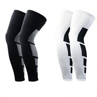 Manchons de compression respirants, élastiques, fins et antidérapants pour les genoux, protection complète et soulagement de la douleur pour le basketball, le football et la marche à quatre pattes