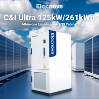 빠른 배송 유럽 창고 314Ah LFP 셀 UL38.3/UL9540 IEC62619 수냉식 125kW 컨버터 배터리 저장장치