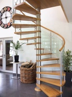 CBMMart-Kit d'escalier intérieur en colimaçon circulaire en acier au carbone, offre spéciale