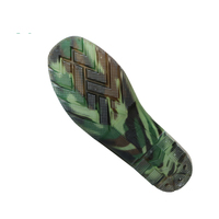 Bottes de pluie Bottes de pluie en plastique à séchage rapide Camouflage PVC Transparent Bottes de pluie