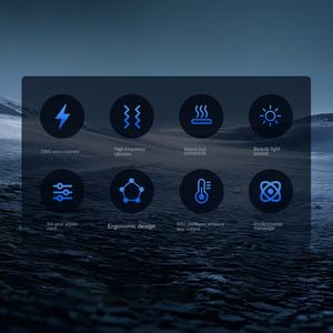 2025 Neues Elektrisches Faszienmesser Chromlegierung Handgehalten Mikrostrom Heizkompresse Vibration Fitness Entspannung Muskelmassage - Product Image 2