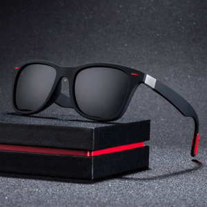 <span class=keywords><strong>Gafas</strong></span> de Sol de Moda UV400 2026 con Logotipo Personalizado, Lentes Cuadradas Polarizadas, Montura Metálica Unisex, con Caja - Product Image 1