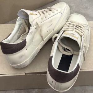 Chaussures de sport et de loisirs de luxe pour hommes et femmes, à lacets et à enfiler, en cuir de canard blanc, antidérapantes, confortables, respirantes, pour la course et le skateboard - Product Image 4